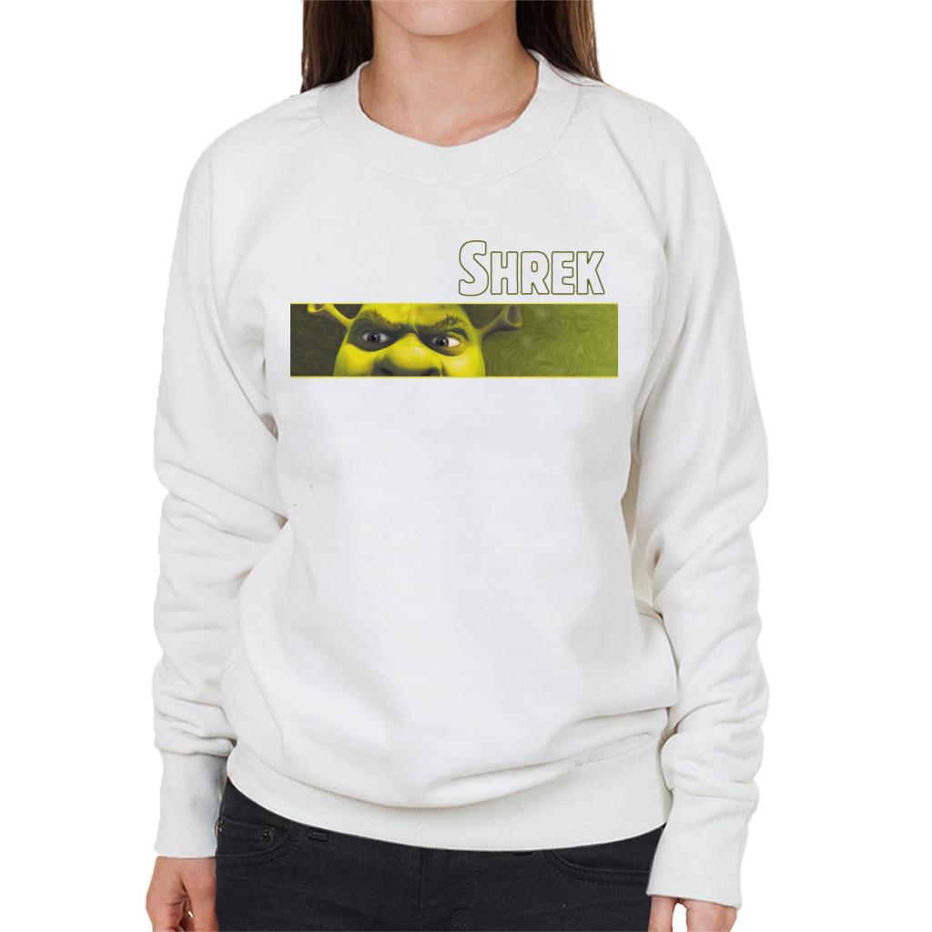 Shrek Close Up Shot Women's Sweatshirt-ALL + EVERY