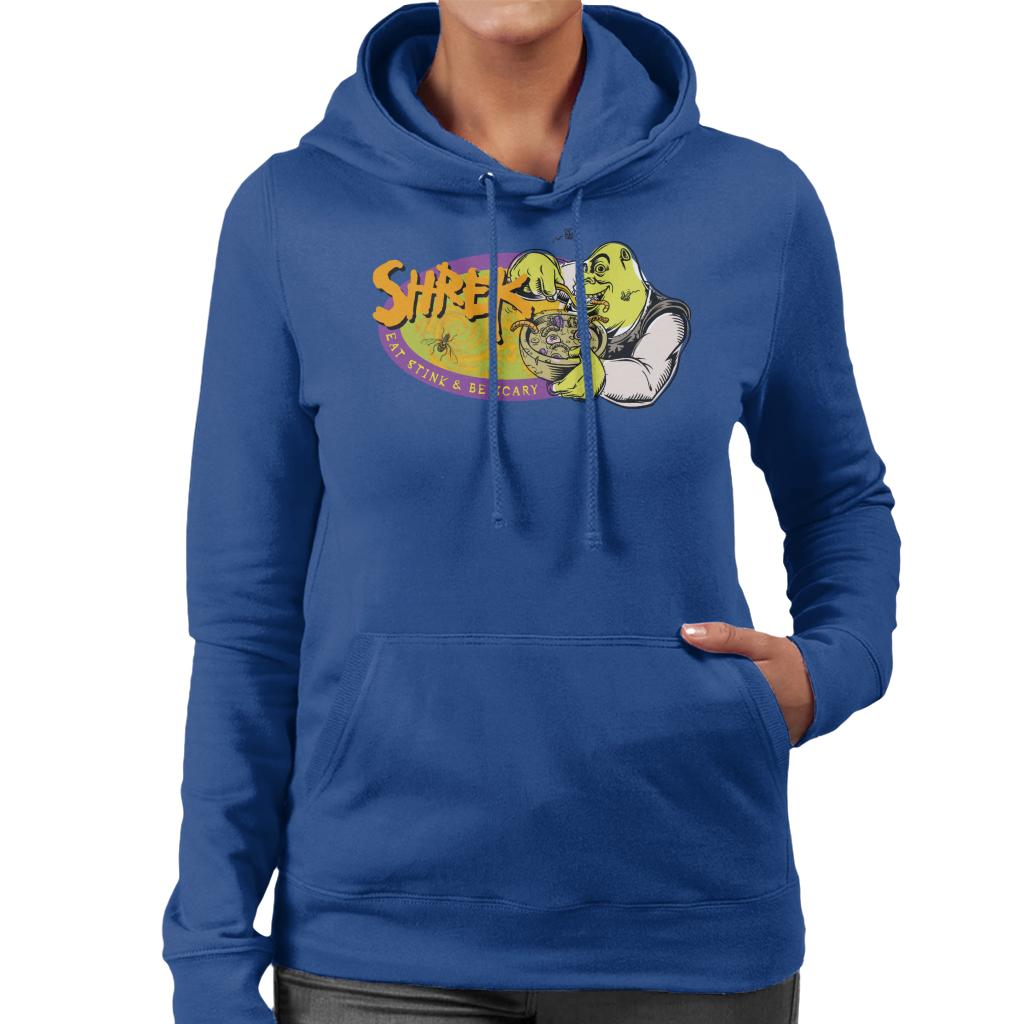 Shrek Eat Stink And Be Scary Women's Hooded Sweatshirt-ALL + EVERY