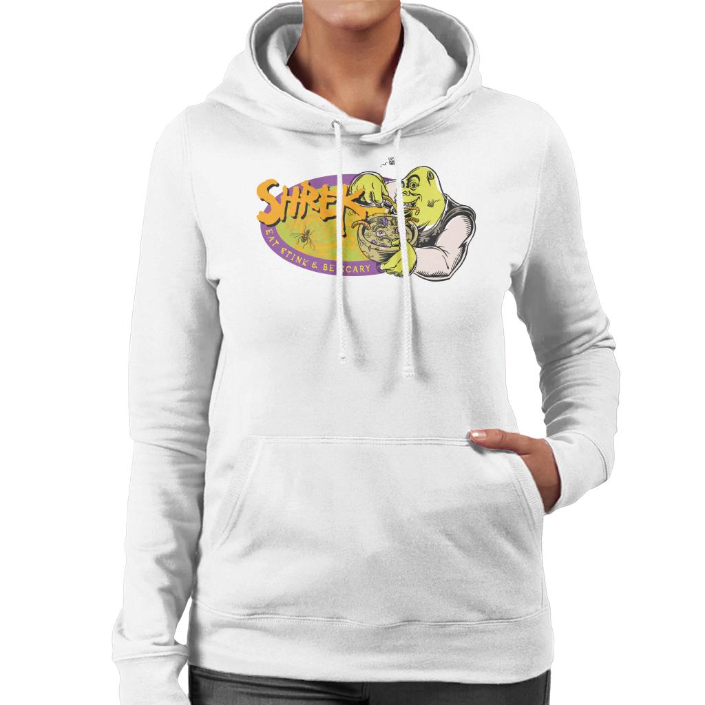 Shrek Eat Stink And Be Scary Women's Hooded Sweatshirt-ALL + EVERY