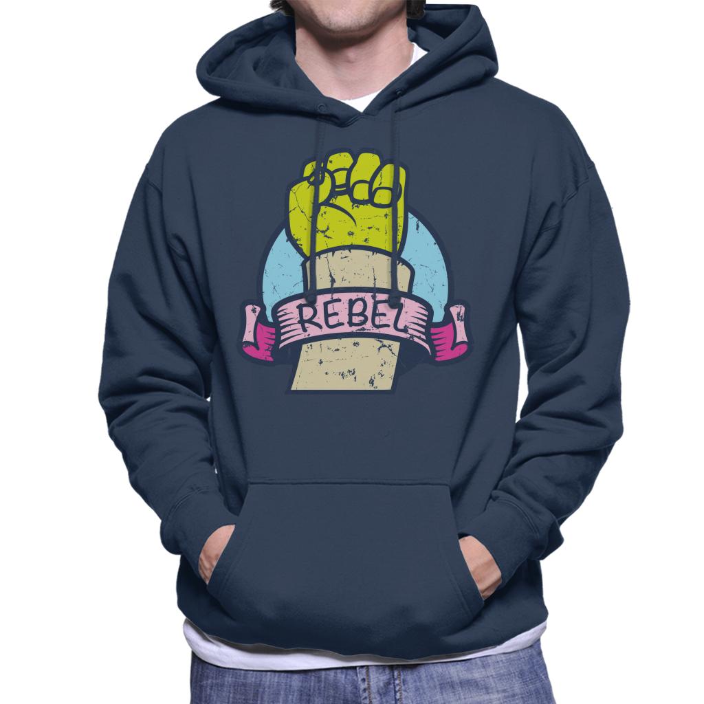 Shrek Hand Rebel Men's Hooded Sweatshirt-ALL + EVERY