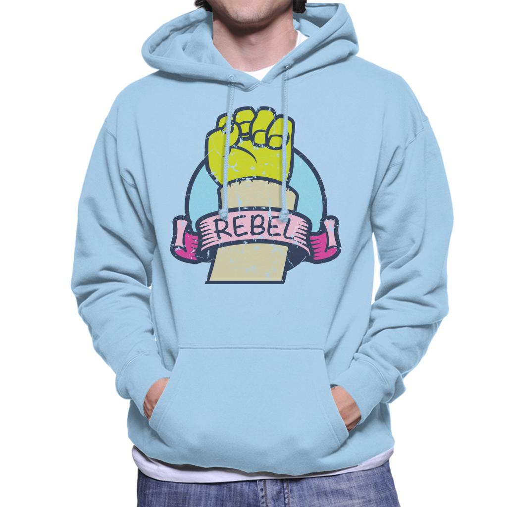 Shrek Hand Rebel Men's Hooded Sweatshirt-ALL + EVERY