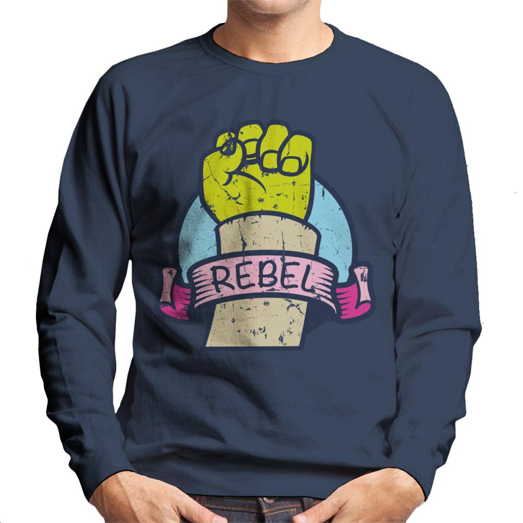 Shrek Hand Rebel Men's Sweatshirt-ALL + EVERY