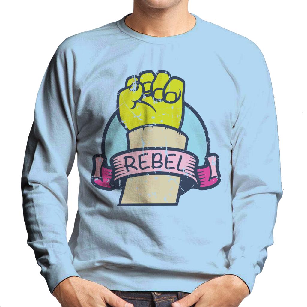 Shrek Hand Rebel Men's Sweatshirt-ALL + EVERY