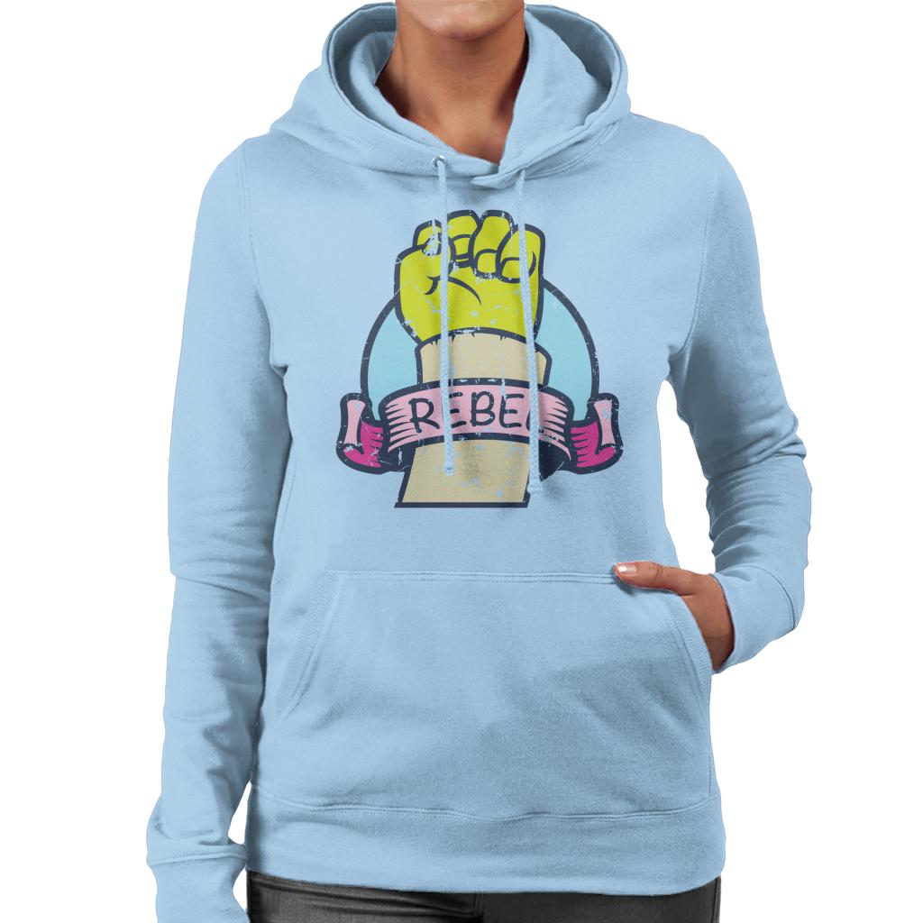 Shrek Hand Rebel Women's Hooded Sweatshirt-ALL + EVERY