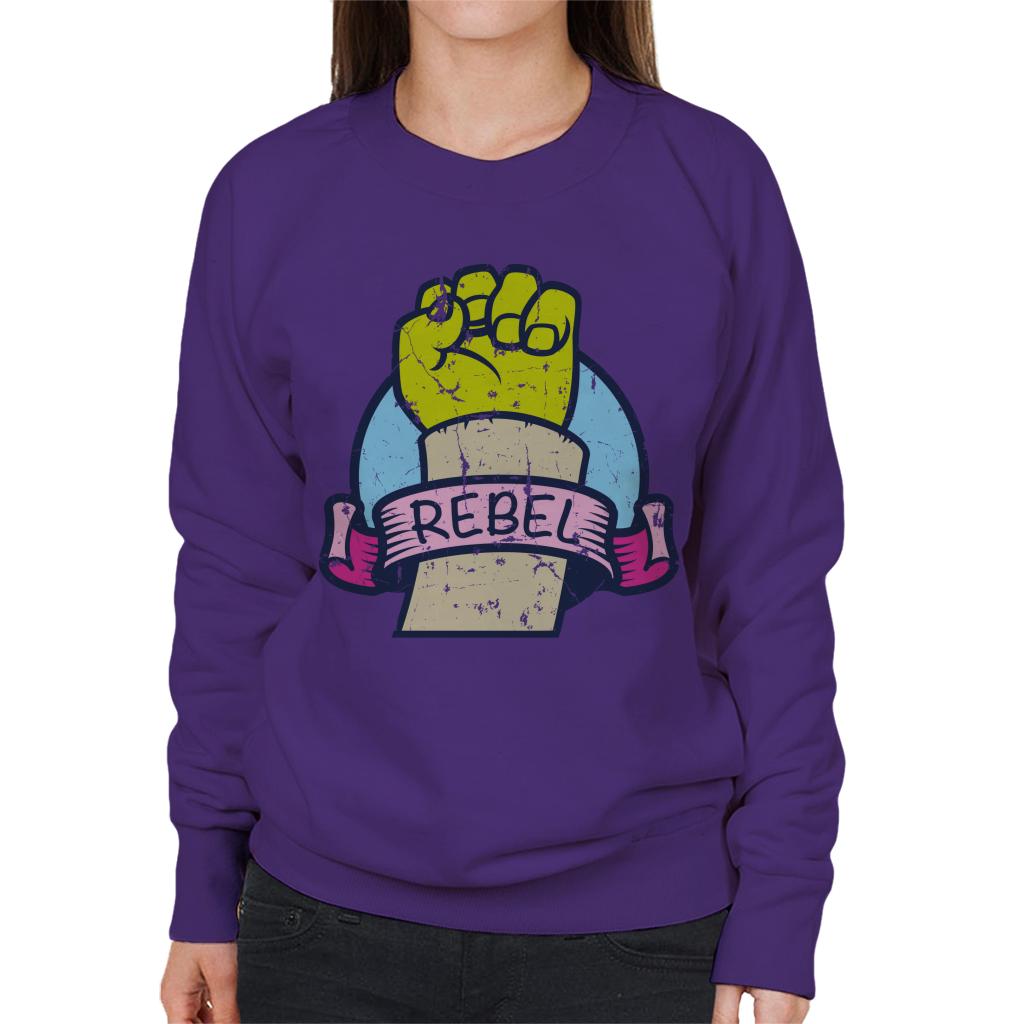 Shrek Hand Rebel Women's Sweatshirt-ALL + EVERY