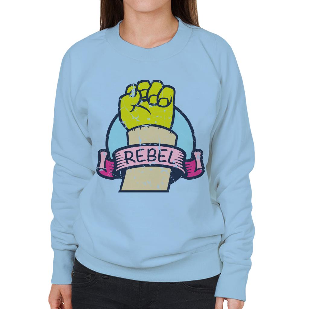 Shrek Hand Rebel Women's Sweatshirt-ALL + EVERY