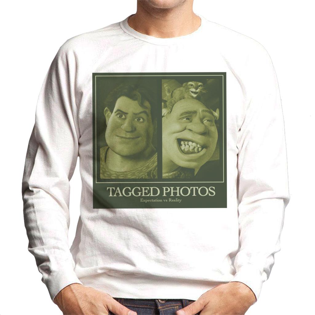 Shrek Tagged Photos Expectation Vs Reality Men's Sweatshirt-ALL + EVERY