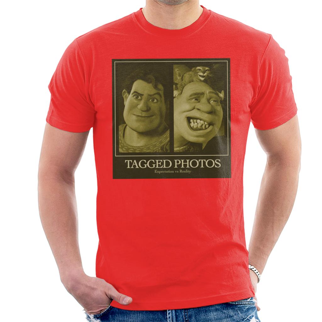 Shrek Tagged Photos Expectation Vs Reality Men's T-Shirt-ALL + EVERY