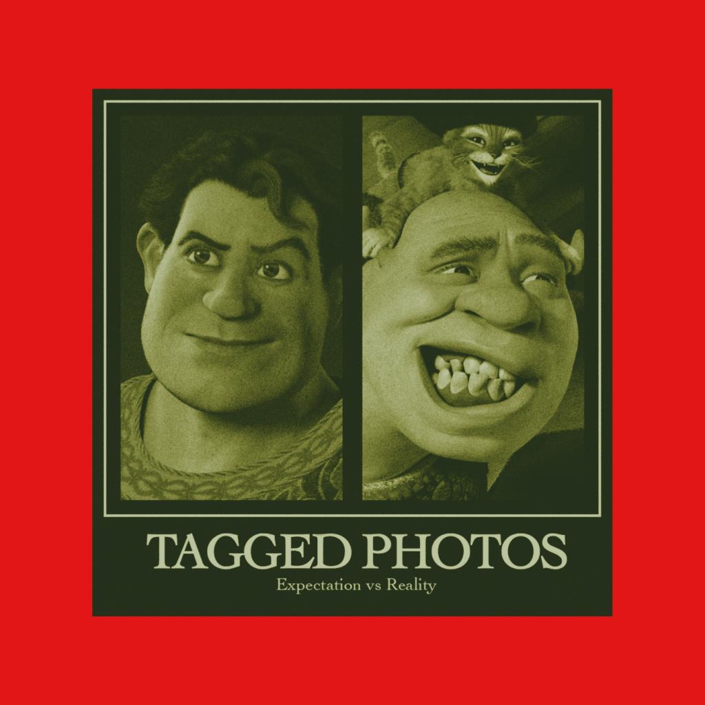 Shrek Tagged Photos Expectation Vs Reality Women's Hooded Sweatshirt-ALL + EVERY
