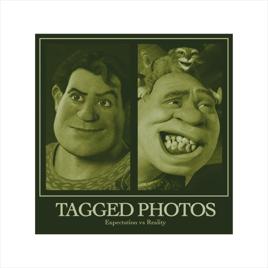 Shrek Tagged Photos Expectation Vs Reality Men's T-Shirt-ALL + EVERY