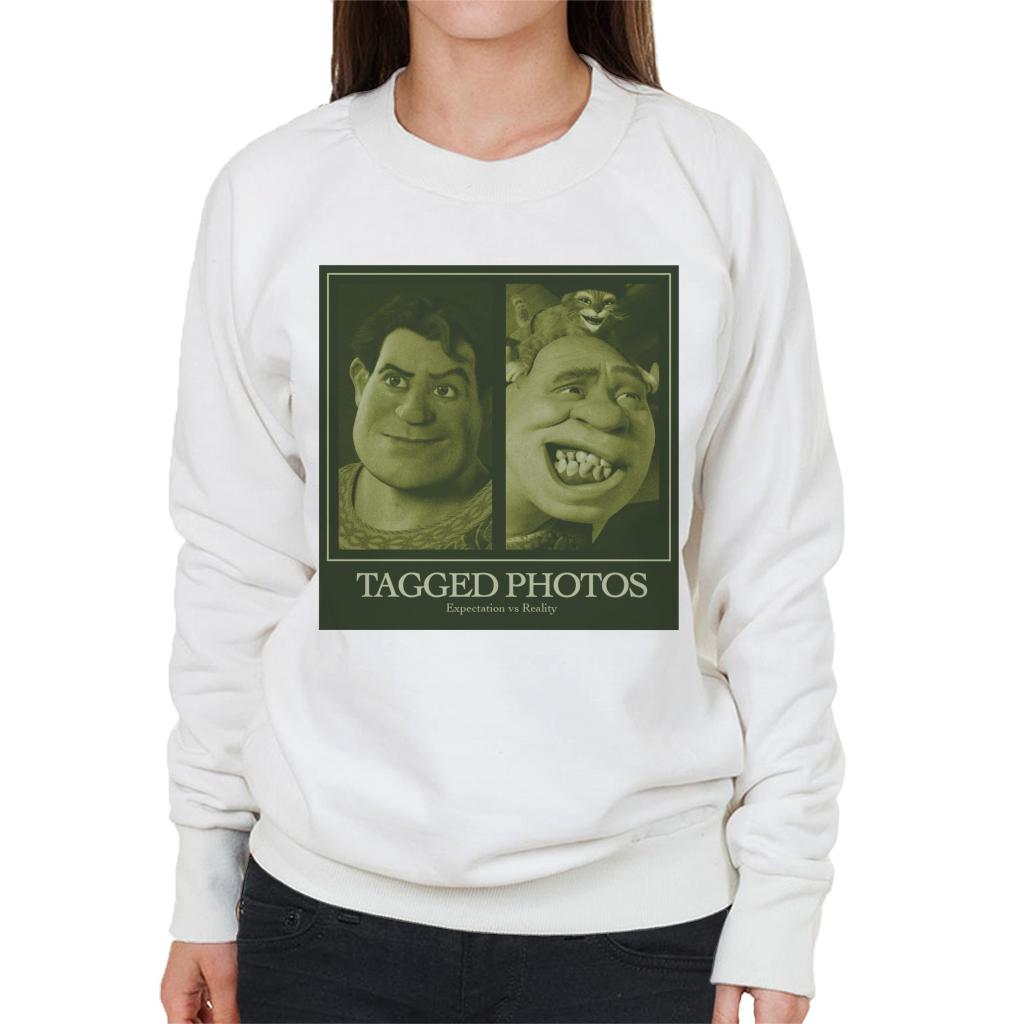 Shrek Tagged Photos Expectation Vs Reality Women's Sweatshirt-ALL + EVERY