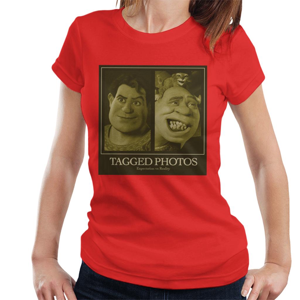 Shrek Tagged Photos Expectation Vs Reality Women's T-Shirt-ALL + EVERY