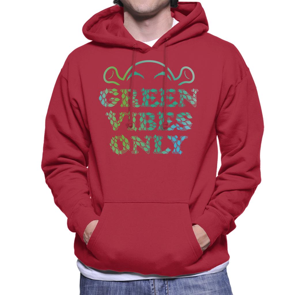 Shrek Green Vibes Only Men's Hooded Sweatshirt-ALL + EVERY