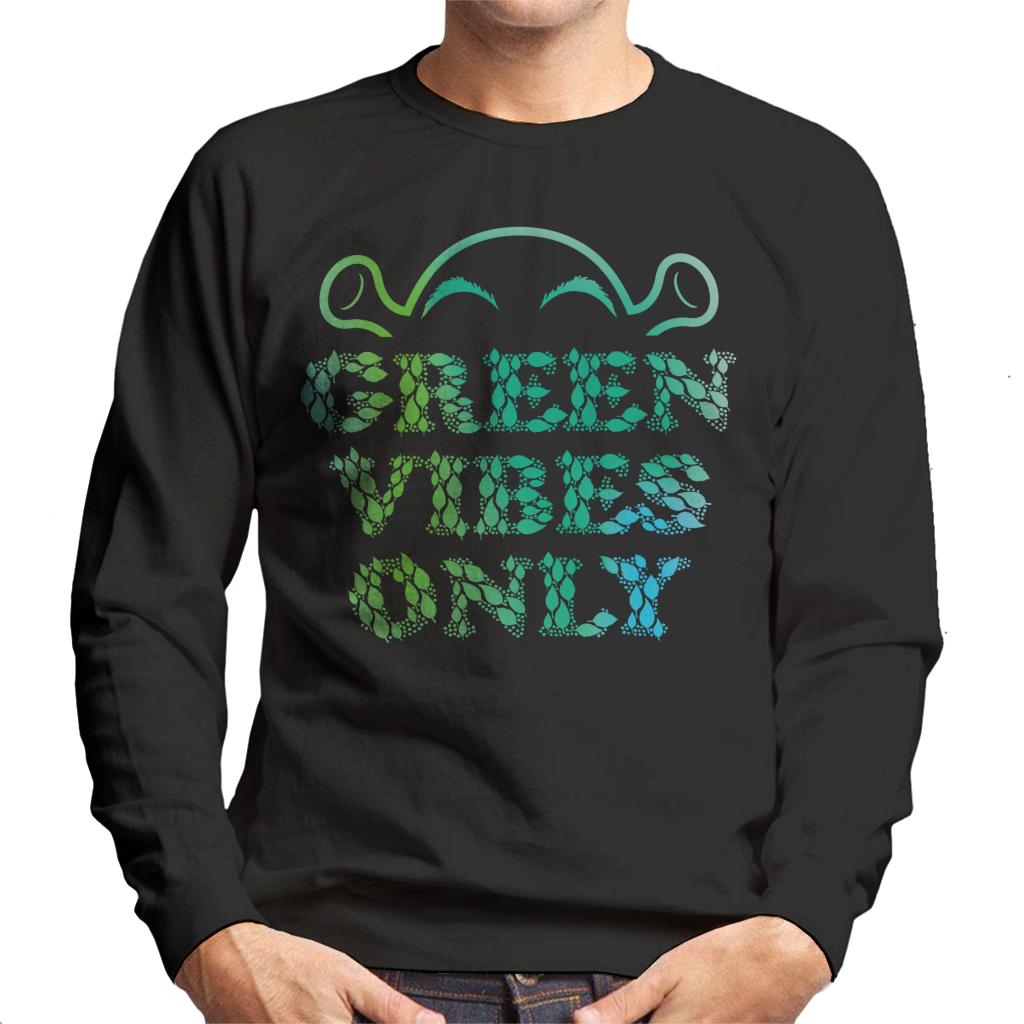 Shrek Green Vibes Only Men's Sweatshirt-ALL + EVERY