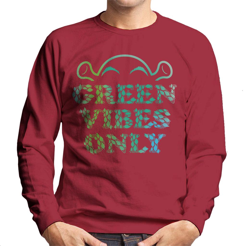 Shrek Green Vibes Only Men's Sweatshirt-ALL + EVERY