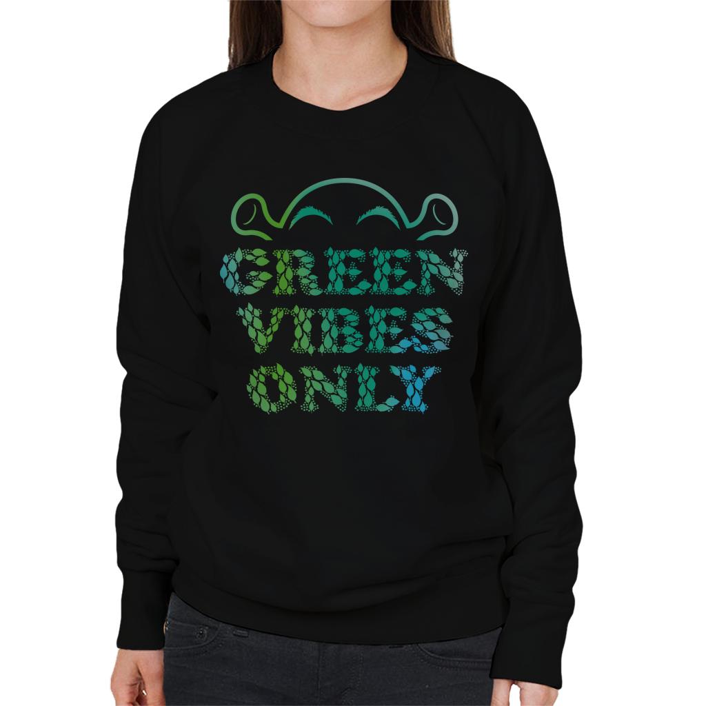 Shrek Green Vibes Only Women's Sweatshirt-ALL + EVERY