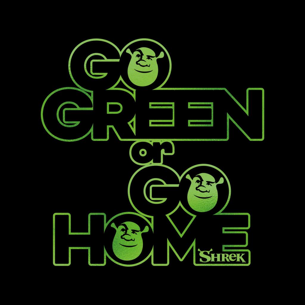 Shrek Go Green Or Go Home Men's T-Shirt-ALL + EVERY