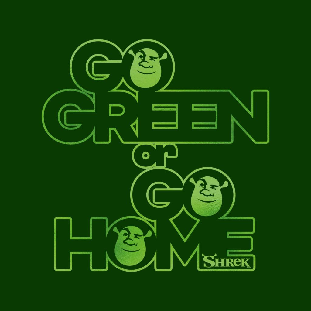 Shrek Go Green Or Go Home Men's T-Shirt-ALL + EVERY