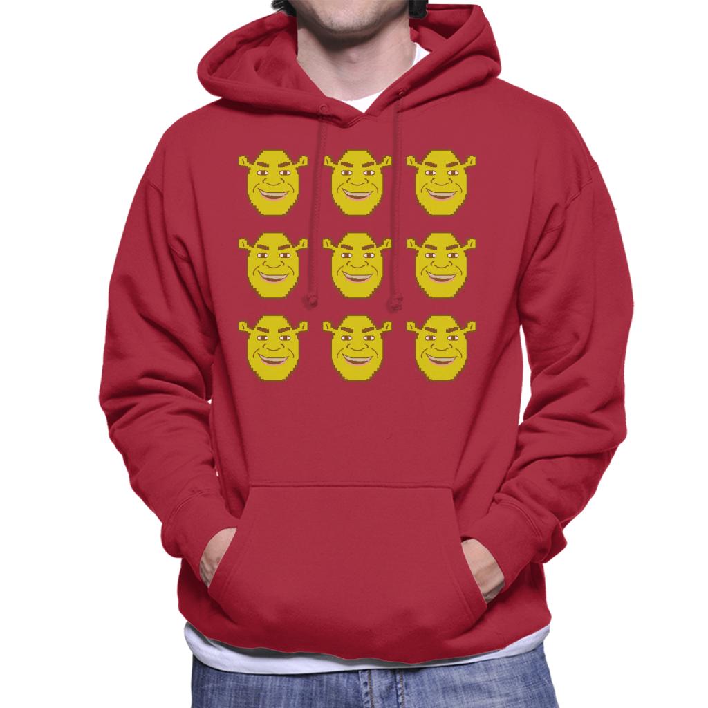 Shrek Character Heads Men's Hooded Sweatshirt-ALL + EVERY