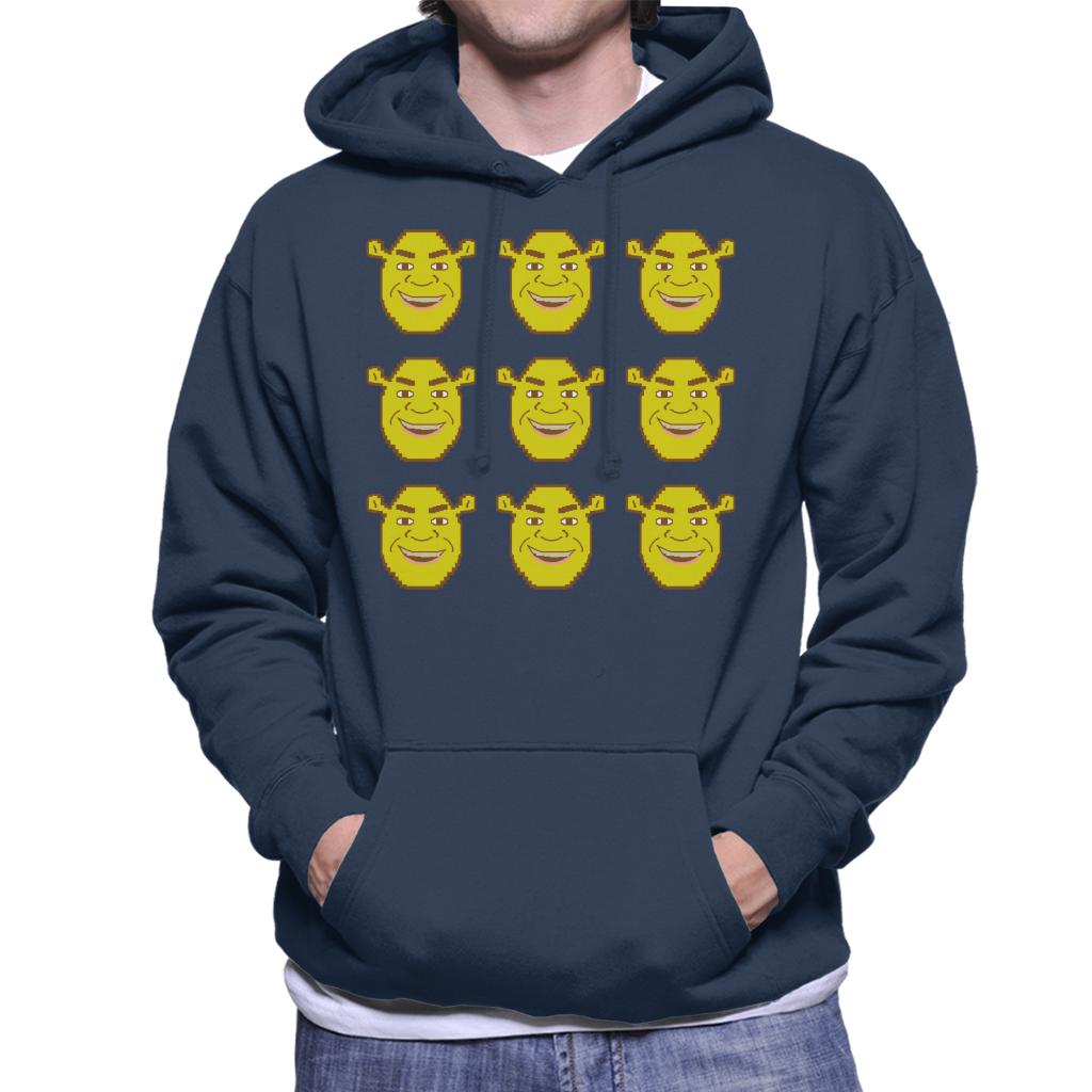 Shrek Character Heads Men's Hooded Sweatshirt-ALL + EVERY