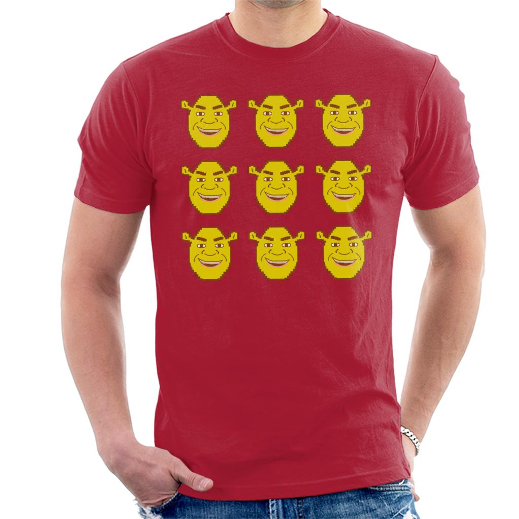 Shrek Character Heads Men's T-Shirt-ALL + EVERY