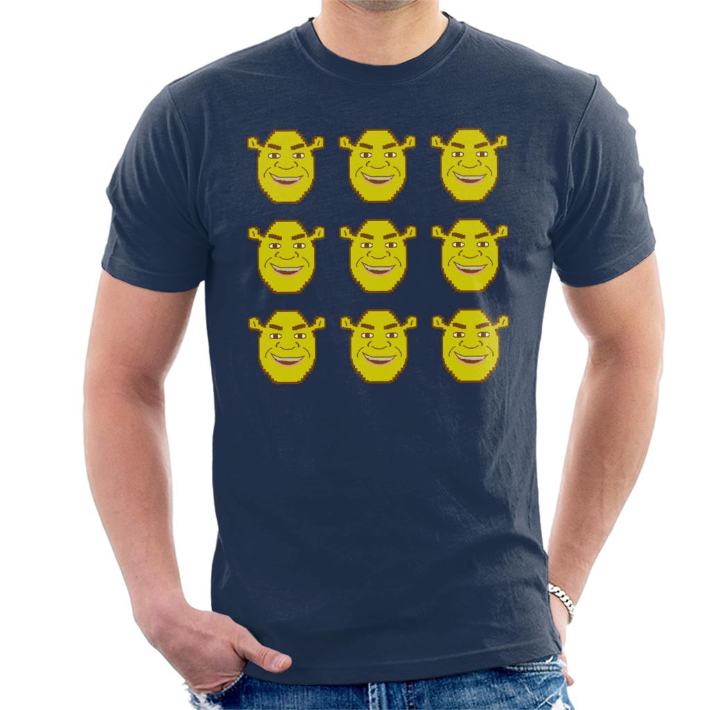 Shrek Character Heads Men's T-Shirt-ALL + EVERY