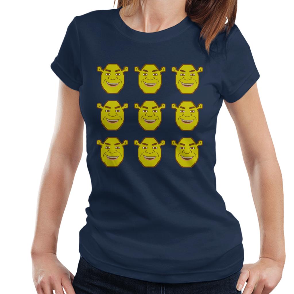 Shrek Character Heads Women's T-Shirt-ALL + EVERY