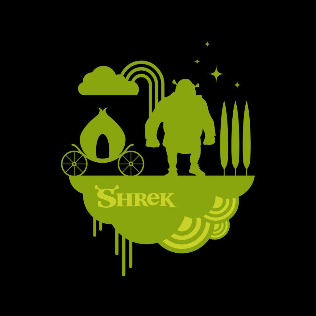 Shrek Silhouette Men's T-Shirt-ALL + EVERY