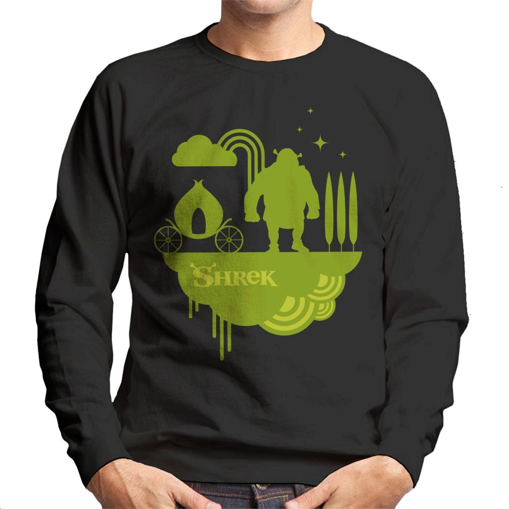 Shrek Silhouette Men's Sweatshirt-ALL + EVERY