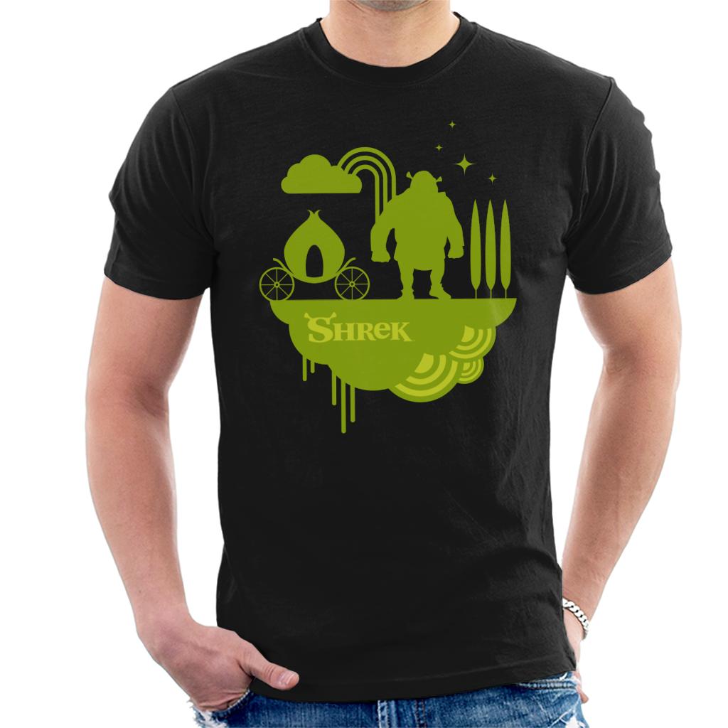 Shrek Silhouette Men's T-Shirt-ALL + EVERY