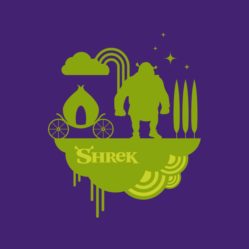 Shrek Silhouette Women's Hooded Sweatshirt-ALL + EVERY