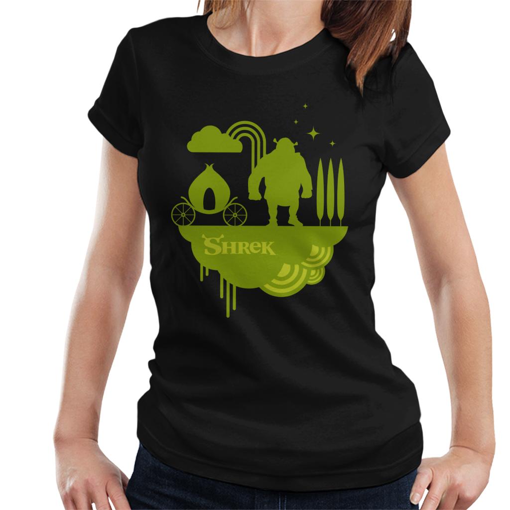 Shrek Silhouette Women's T-Shirt-ALL + EVERY