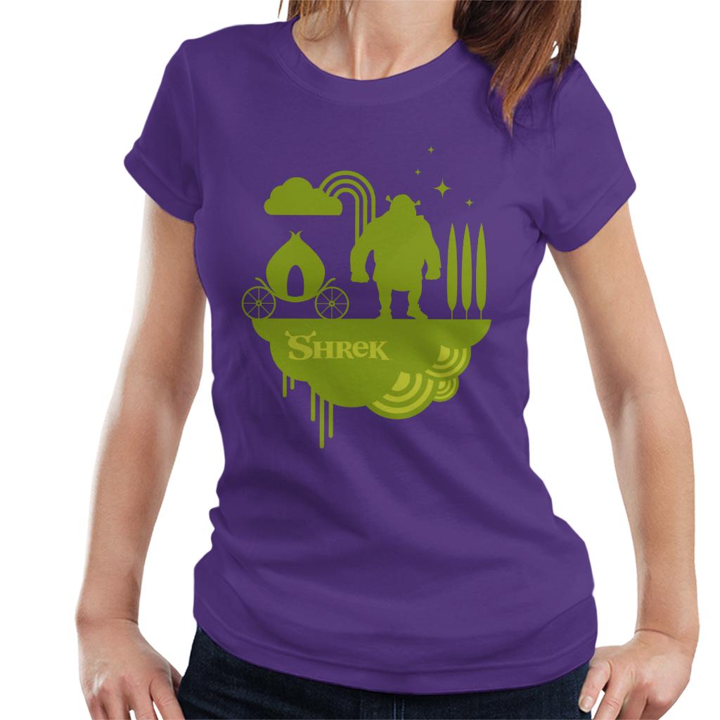 Shrek Silhouette Women's T-Shirt-ALL + EVERY