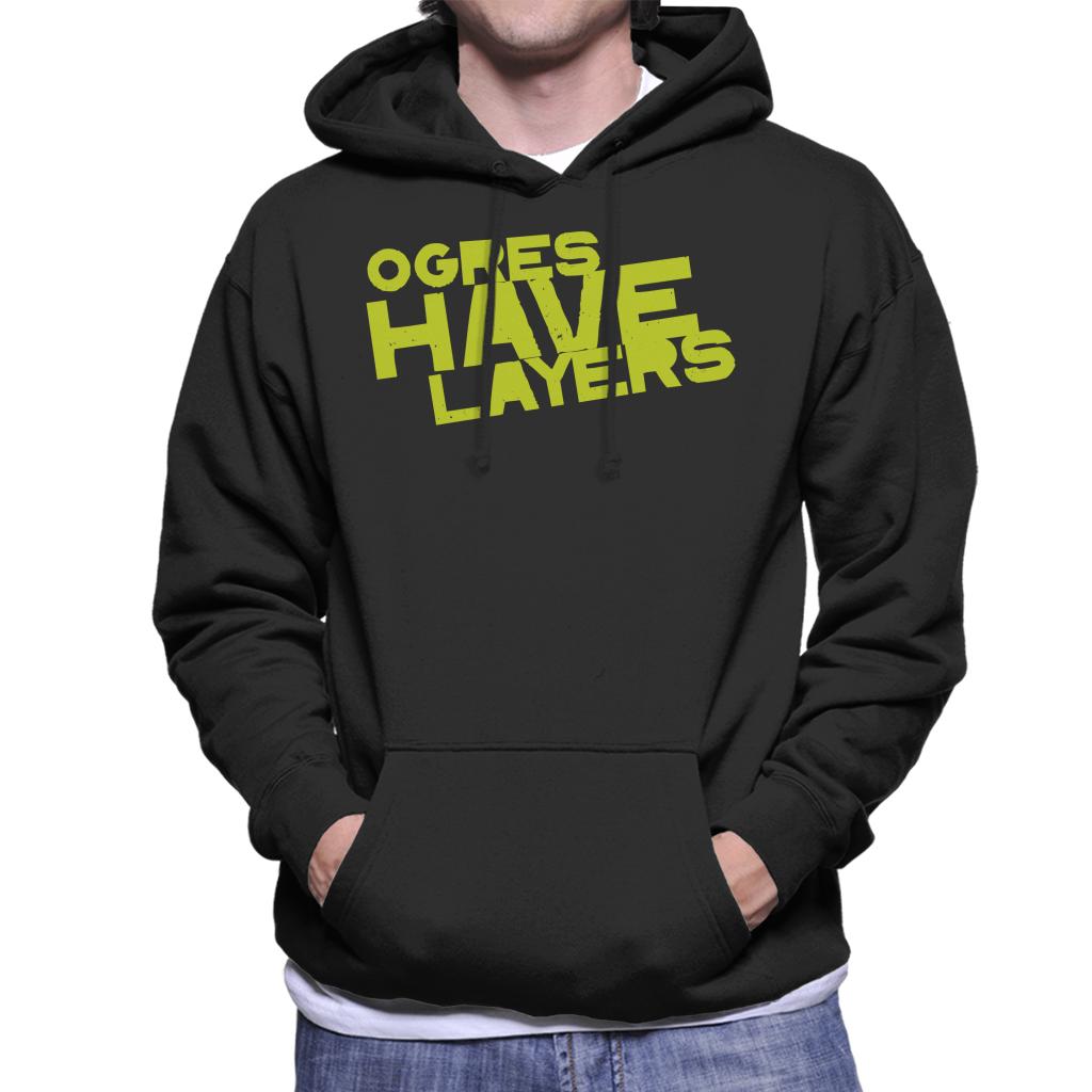 Shrek Ogres Have Layers Men's Hooded Sweatshirt-ALL + EVERY