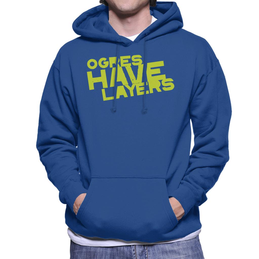 Shrek Ogres Have Layers Men's Hooded Sweatshirt-ALL + EVERY