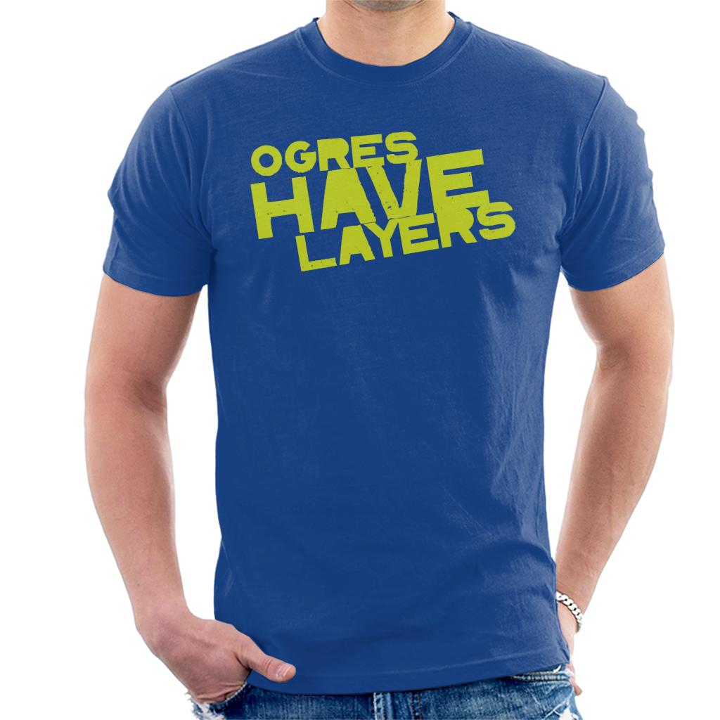 Shrek Ogres Have Layers Men's T-Shirt-ALL + EVERY