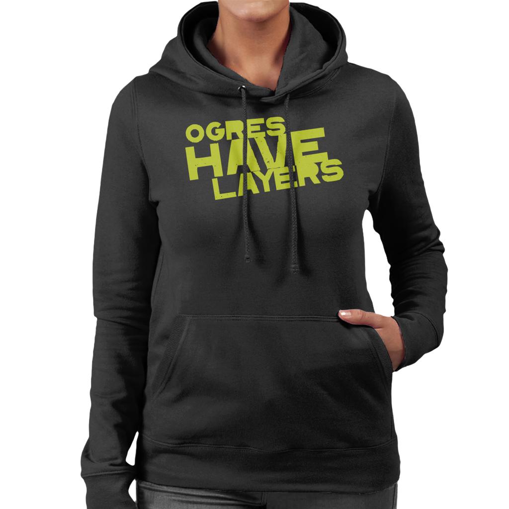 Shrek Ogres Have Layers Women's Hooded Sweatshirt-ALL + EVERY