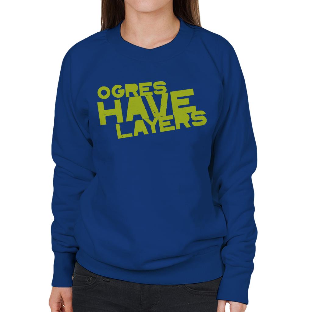 Shrek Ogres Have Layers Women's Sweatshirt-ALL + EVERY