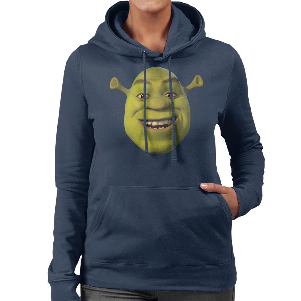 Shrek Smiling Women's Hooded Sweatshirt-ALL + EVERY