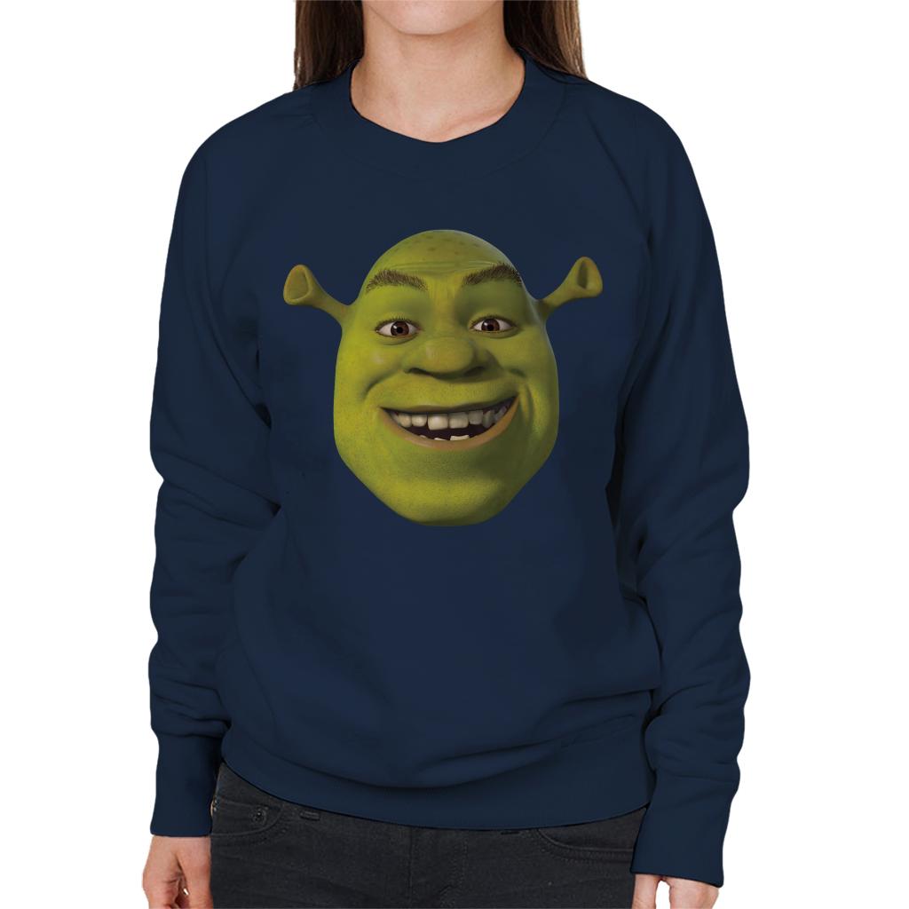 Shrek Smiling Women's Sweatshirt-ALL + EVERY