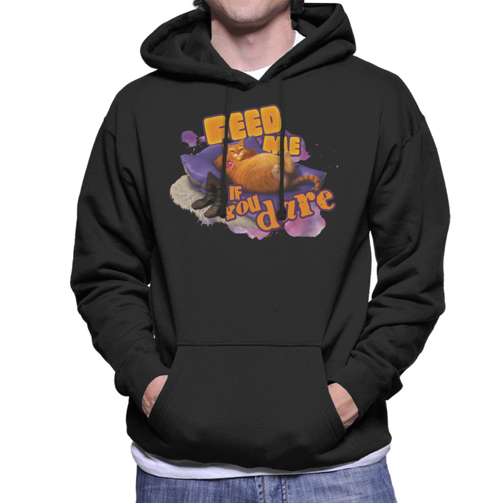 Shrek Puss In Boots Feed Me If You Dare Men's Hooded Sweatshirt-ALL + EVERY