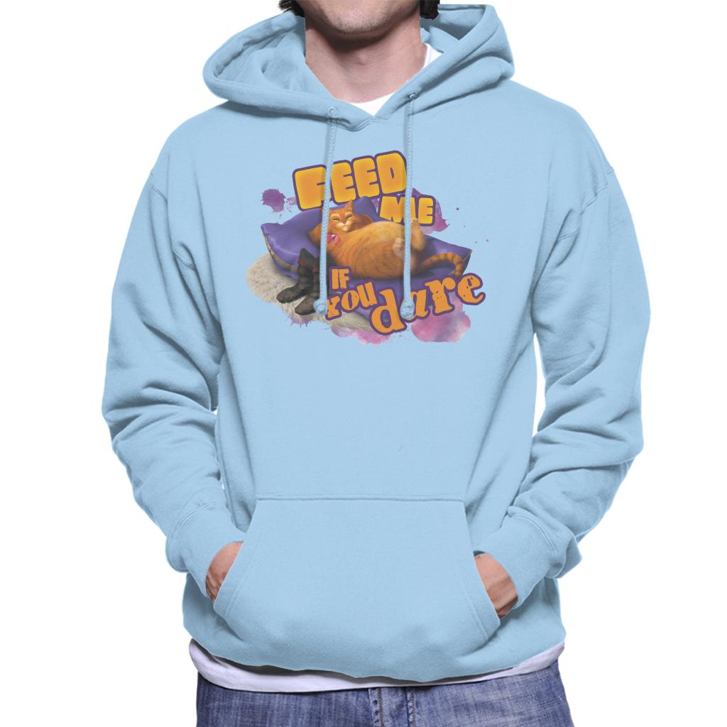 Shrek Puss In Boots Feed Me If You Dare Men's Hooded Sweatshirt-ALL + EVERY