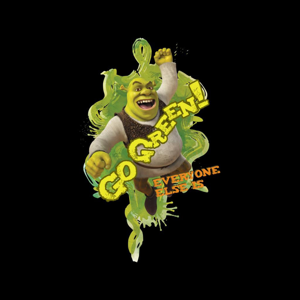 Shrek Go Green Everyone Else Is Men's T-Shirt-ALL + EVERY