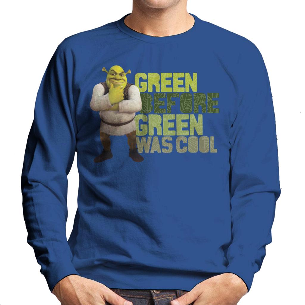 Shrek Green Before Green Was Cool Men's Sweatshirt-ALL + EVERY