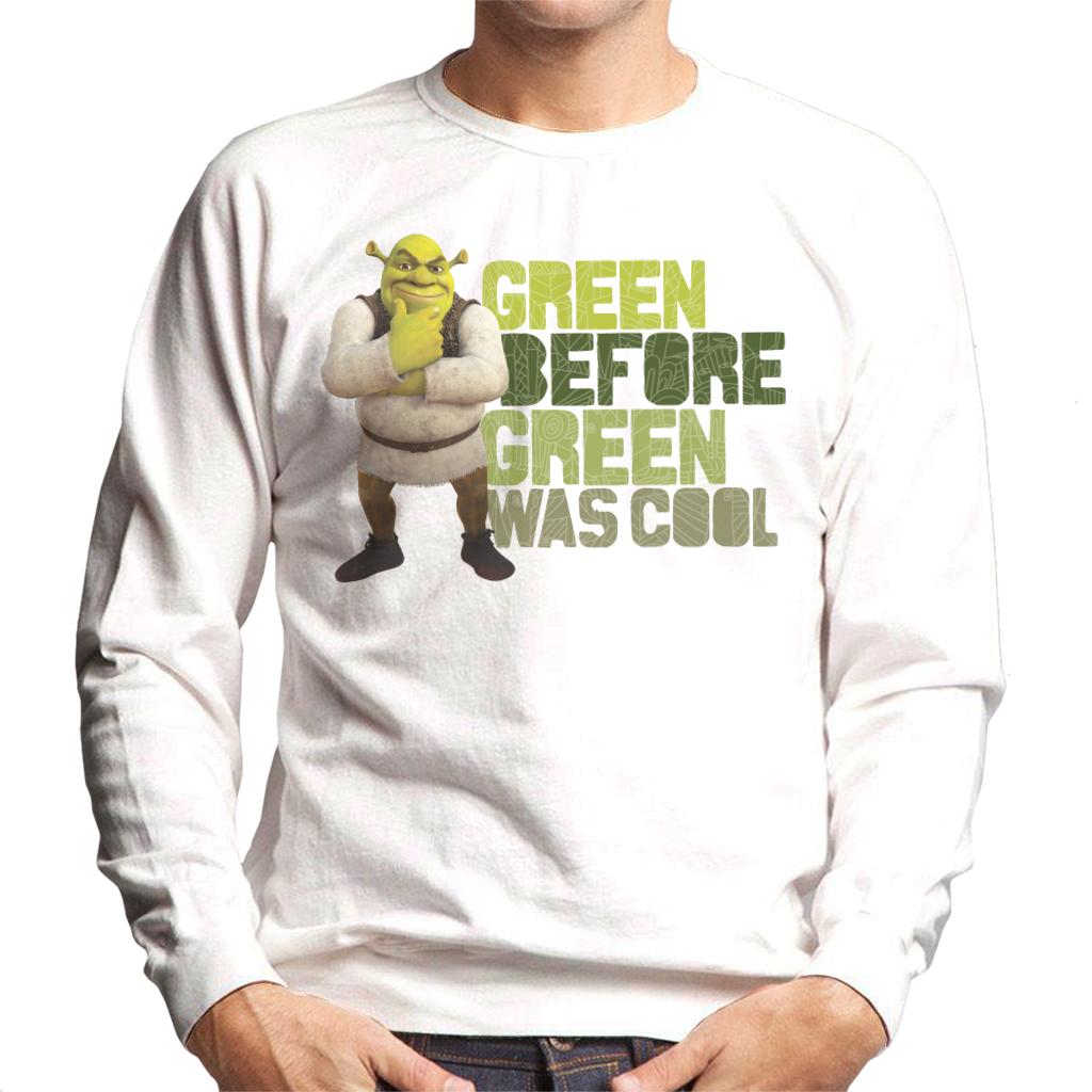 Shrek Green Before Green Was Cool Men's Sweatshirt-ALL + EVERY