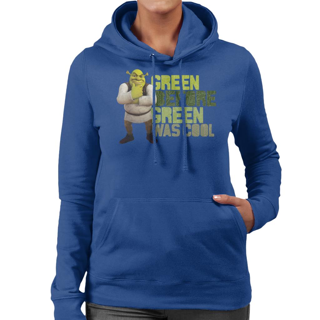 Shrek Green Before Green Was Cool Women's Hooded Sweatshirt-ALL + EVERY