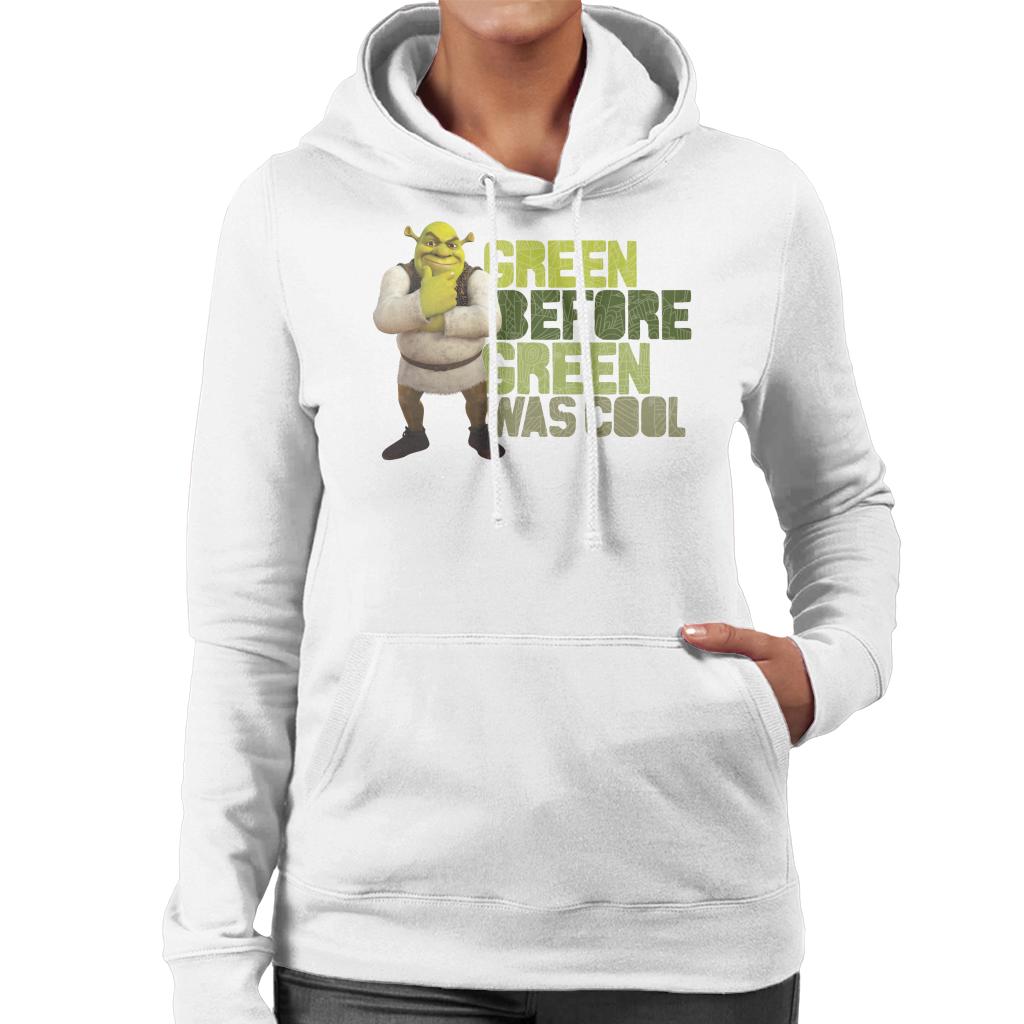 Shrek Green Before Green Was Cool Women's Hooded Sweatshirt-ALL + EVERY