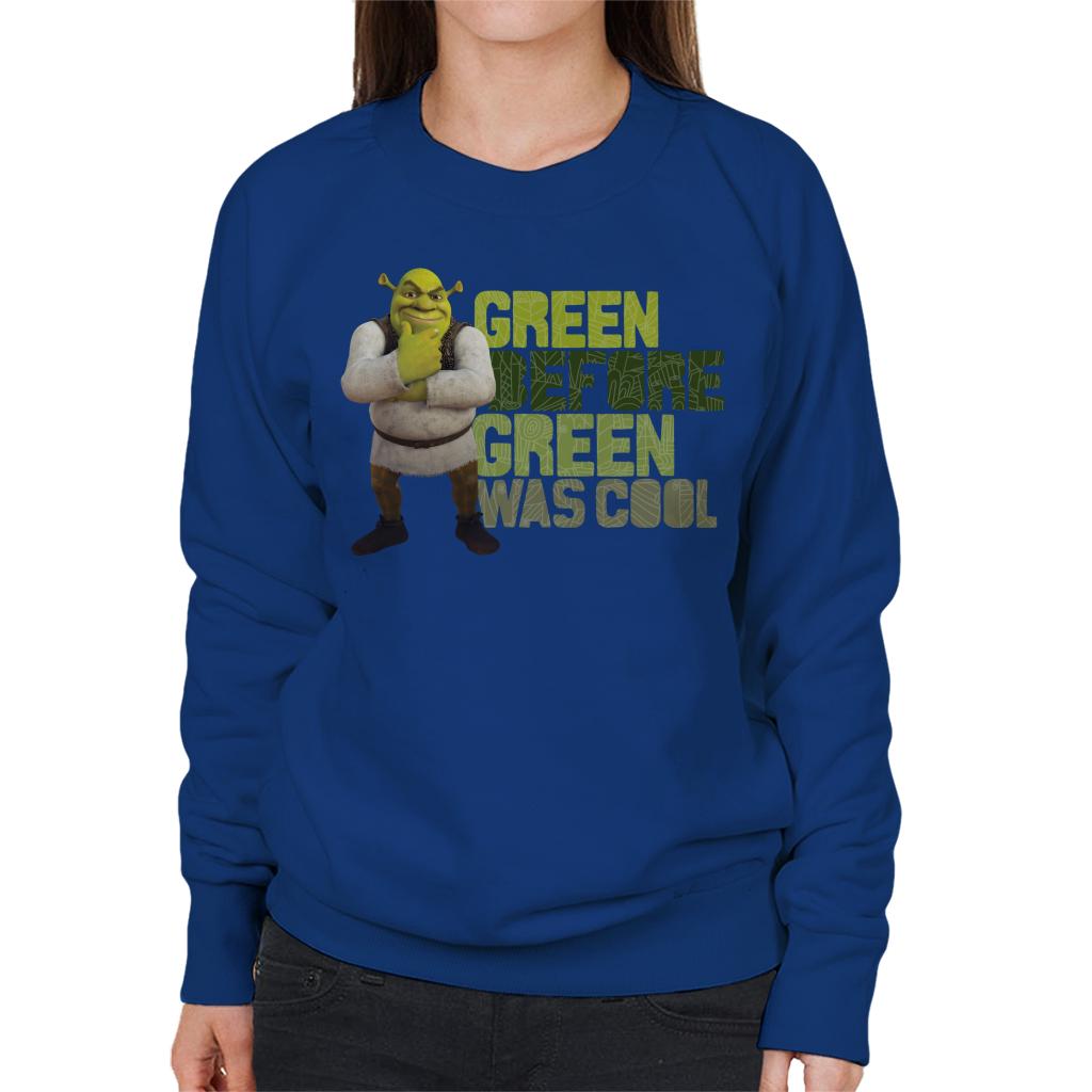 Shrek Green Before Green Was Cool Women's Sweatshirt-ALL + EVERY