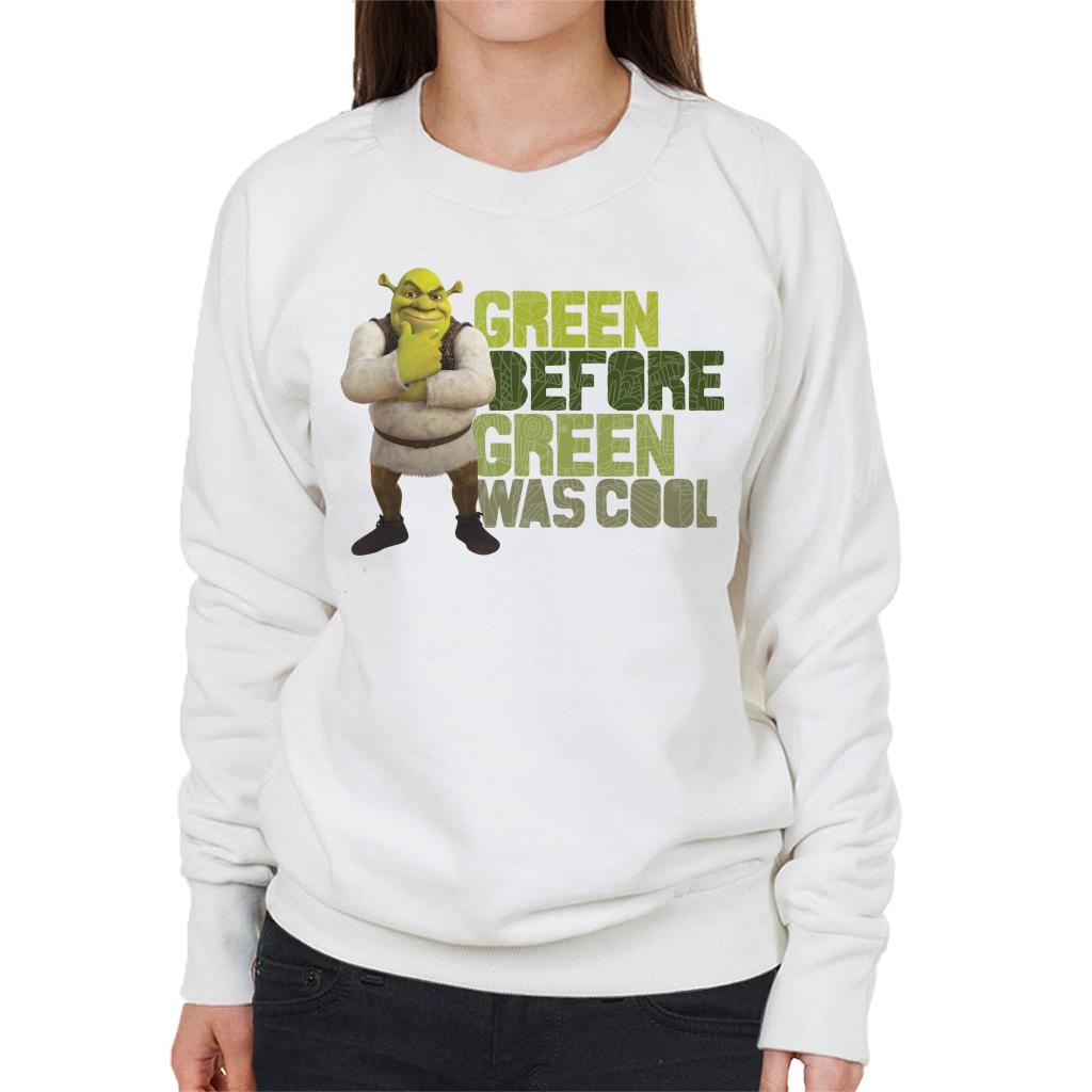 Shrek Green Before Green Was Cool Women's Sweatshirt-ALL + EVERY