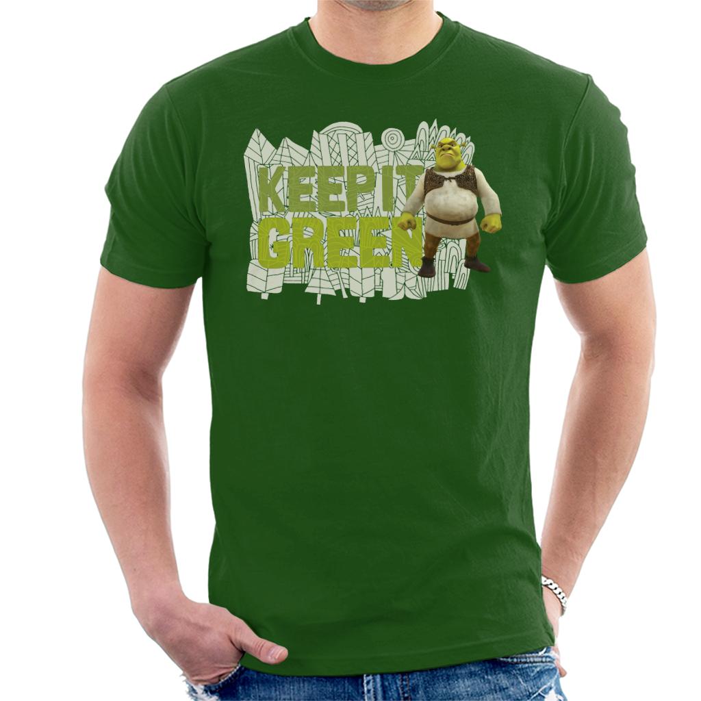 Shrek Keep It Green Men's T-Shirt-ALL + EVERY